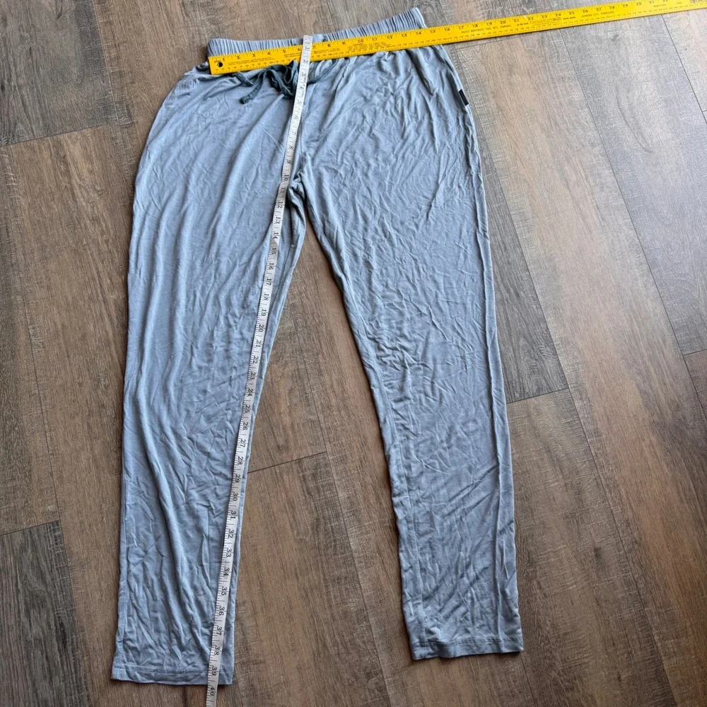 Emirates First Class Loungewear Set Sage Green Modal Cowl Shirt Pants Womens S/M